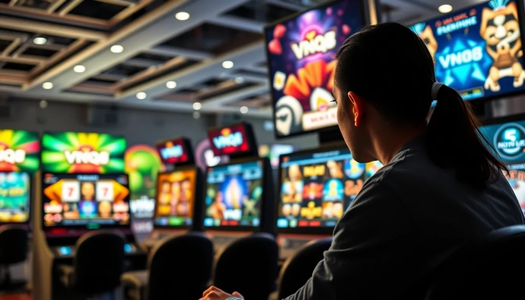 Engage with VNQ8's immersive gaming experience featuring vibrant graphics and dynamic gameplay.