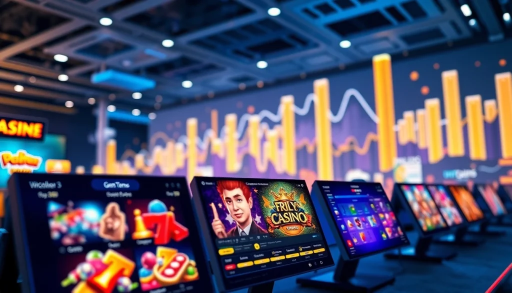 Awin-68 gaming platform interface showcasing vibrant game selection and analytics.