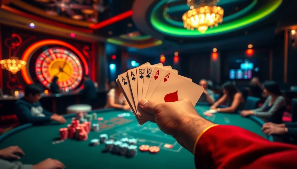 Experience the thrill of winning at the poker table on https://twin68.network/, with vibrant casino scenes and dynamic gameplay.