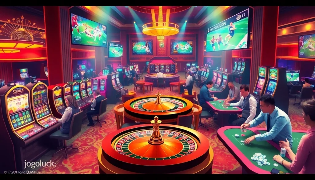 Jogoluck brings excitement to the gambling scene with lively tables and thrilling casino activities.